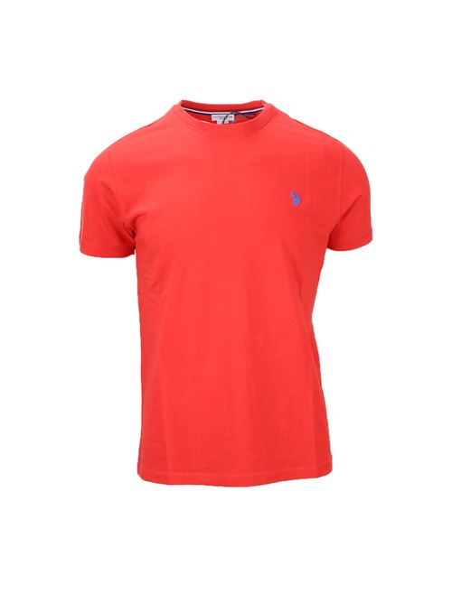 T-shirt mezza manica in cotone con logo US Polo Assn | TShirt | 6735949351155